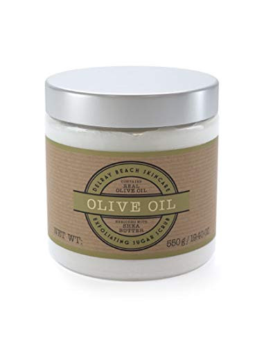 Delray Beach Skincare  Exfoliating Luxury Sugar Scrub  SLES  Paraben Free Olive Oil  550 g / 19 40 oz