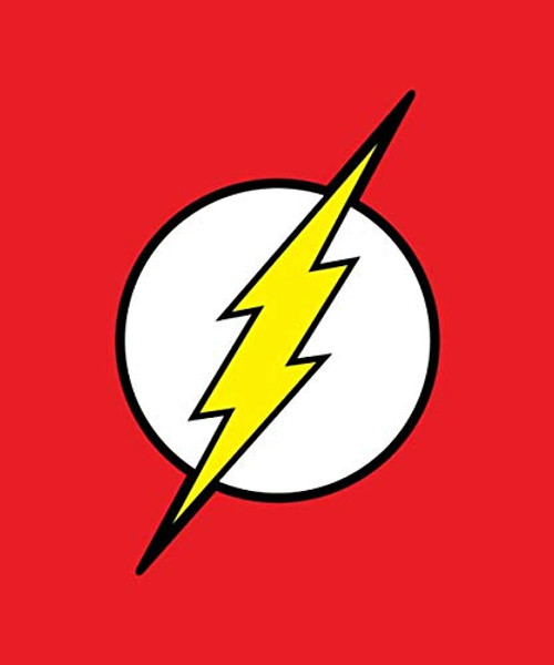 JPI DC Comics Justice League Superhero The Flash Lightning Logo Fleece Throw Blanket JPI DC Comics Justice League Superhero The Flash Lightning Logo Fleece Throw Blanket