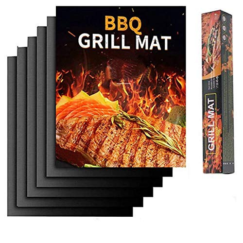 Grill Mat Set of 5 Heavy Duty BBQ Grill Mats Non Stick BBQ Grill Baking Mats Reusable Easy to Clean Barbecue Grilling Accessories Grill Mat Set of 5 Heavy Duty BBQ Grill Mats Non Stick BBQ Grill Baking Mats Reusable Easy to Clean Barbecue Grilling Accessories