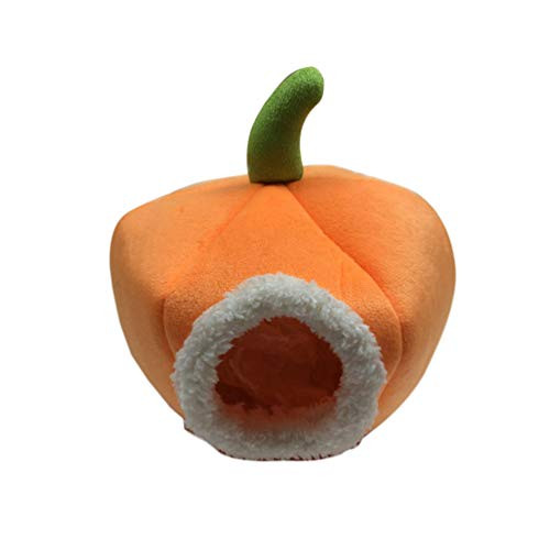POPETPOP Guinea Pig Bed Pumpkin Rat Hamster Bedding Winter Warm Fleece Small Pet Squirrel Hedgehog Sack Chinchilla Hut Nest Hamster Cage Accessories POPETPOP Guinea Pig Bed Pumpkin Rat Hamster Bedding Winter Warm Fleece Small Pet Squirrel Hedgehog Sack Chinchilla Hut Nest Hamster Cage Accessories