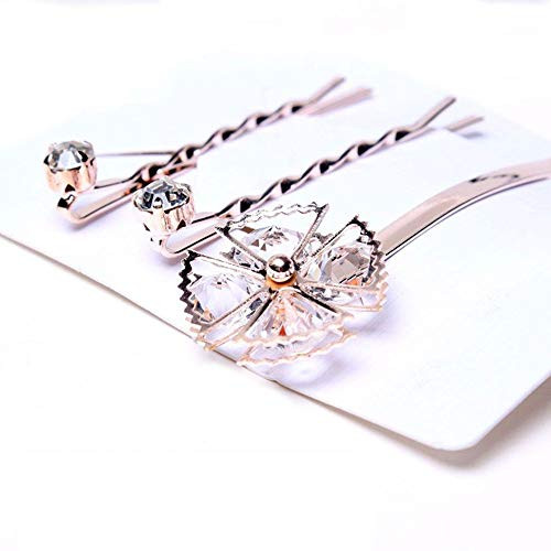 Soochat Rhinestone Bobby Pins Pearl Hair Clip Flower Barrette Crystal Hair Pins Hair Accessories for Lady Women Girls 12Pcs Soochat Rhinestone Bobby Pins Pearl Hair Clip Flower Barrette Crystal Hair Pins Hair Accessories for Lady Women Girls 12Pcs