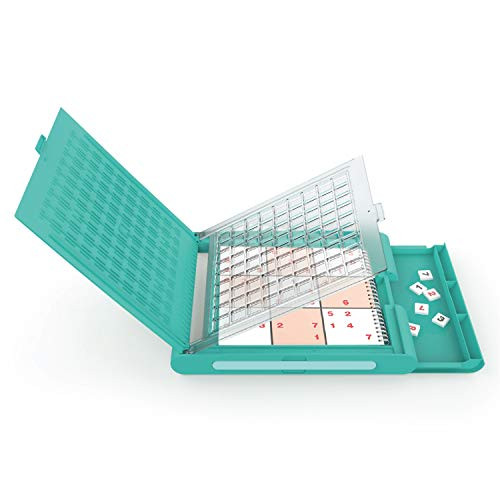 PUNGROW Sudoku Board Game with Drawer Easy to Hard Level Number Sudoku Puzzle Game for Kids and Adult Logical and Intelligence Educational Toy