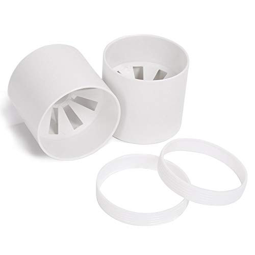 HOW TRUE 2 Pcs Golf Hole Cup 4  Practice Green Golf Cup Plastic Hole Cup with Golf Putting Green Hole Cup Ring for Yard Garden Backyard Practice