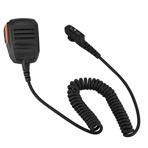Speaker Mic for HyteraSensitivity up to 94±3dB Walkie Talkie Speaker with 360° Back Clip for for PD700 PD700G PD708 PD702G PD780 PD780G PD788 PD782 PD705 PD705G PD785 PD785G
