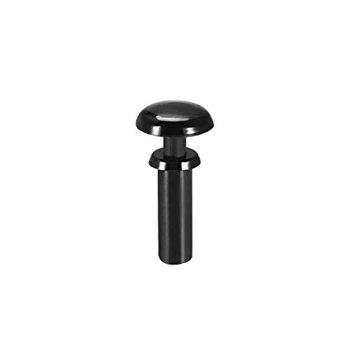uxcell Push Clips Rivets 3mm x 9mm PCB Circuit Panel Nylon Fasteners Black 50 Pcs