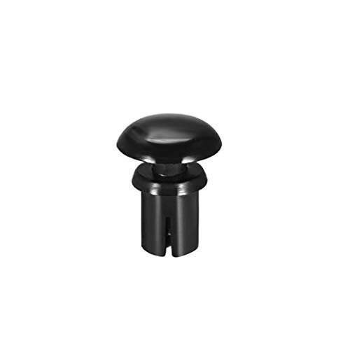 uxcell Push Clip Rivet 5mm x 6 5mm PCB Circuit Panel Nylon Fastener Black 50 Pcs