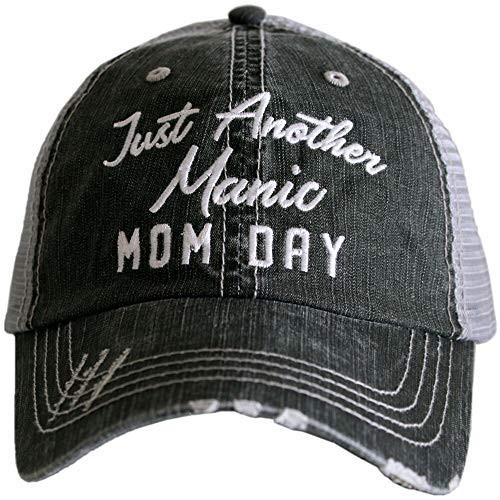 KATYDID Just Another Manic Mom Day Baseball Cap  Trucker Hat for Women  Stylish Cute Ball Cap