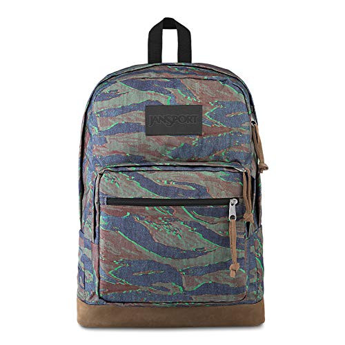 JanSport Right Pack LS Backpack  Limited Edition 15  Laptop Pack  Tiger Camo