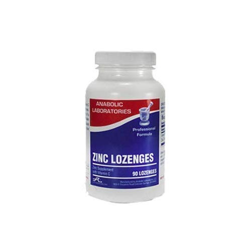 Zinc Lozenges with Vitamin C by Anabolic Laboratories 90 Count