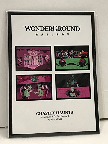 Disney WonderGround Ghastly Haunts Haunted Mansion Postcard Set by McBiff