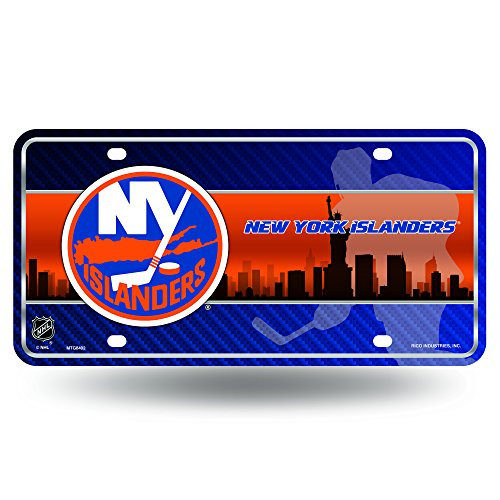NHL Rico Industries Metal License Plate Tag New York Islanders
