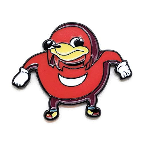 Black Bazaar Ugandan Knuckles Do You Know The Way? Metal Enamel Pin