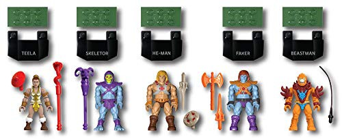 Mega Construx GDV86 Heroes Masters of The Universe Figure Pack, Multicolor