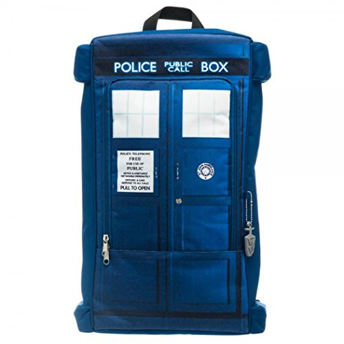 Doctor Dr  Who Tardis Call Box Backpack