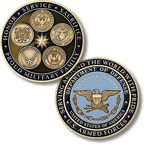 Northwest Territorial Mint DoD Proud Military Family Challenge Coin
