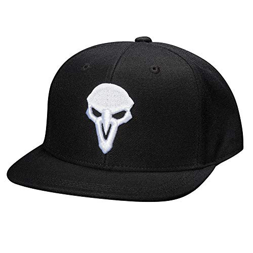 JINX Overwatch Reaper Back from The Grave Snapback Baseball Hat Black One Size JINX Overwatch Reaper Back from The Grave Snapback Baseball Hat Black One Size
