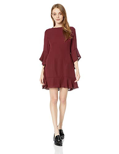 BB Dakota Junior s Csiesta CDC Dress with Ribbon Trim Details Bordeaux 2