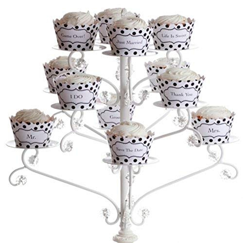 Dress My Cupcake Polka Dot Wedding Collection Cupcake Wrappers Set of 12