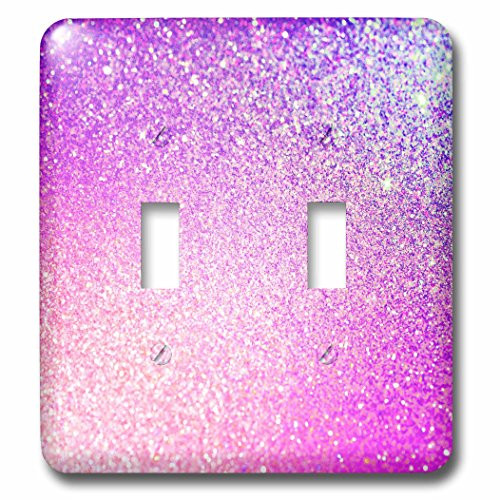 3dRose lsp_252116_2 2 Pink Diamond Luxury Glimmer Shiny-Double Toggle Switch