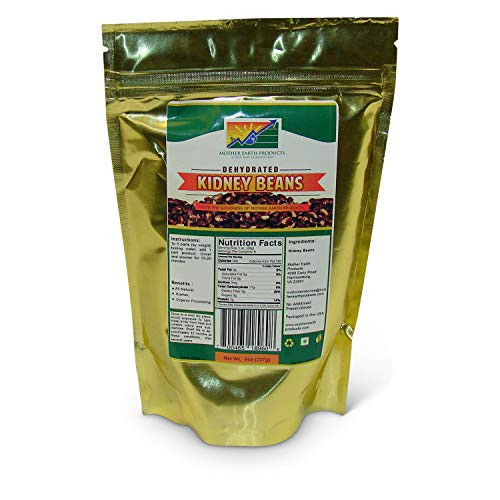 Mother Earth Products Dried Kidney Beans FAST COOKING 2 cup Mylar Bag