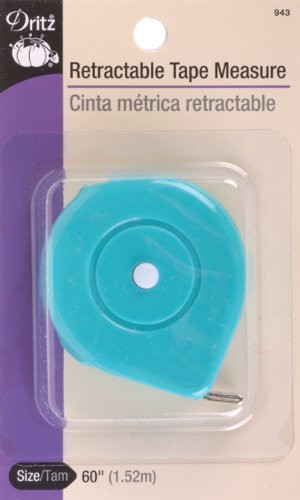 Dritz Spring Tape Measure 60 inch Assorted Colors 943 3 Pack