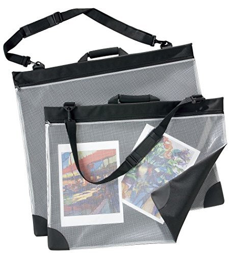 Alvin Prestige SPM2026 Art Portfolio Bag Carrying Case Mesh Front Black Back  20  x 26