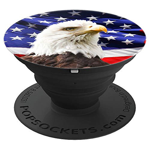 Eagle America Flag Bird Symbol American Bald PopSockets Grip and Stand for Phones and Tablets