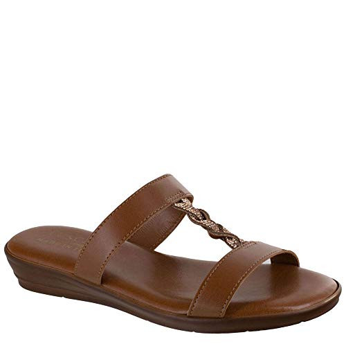 Easy Street Women s Slide Sandal Tan 10 M US