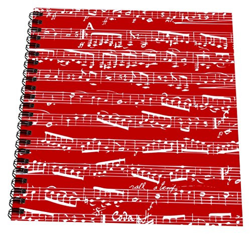 3dRose db_151359_2 Red Musical Notes Bold Stylish Sheet Music Piano Notation Modern Contemporary Musician Gifts Memory Book, 12" x 12" 3dRose db_151359_2 Red Musical Notes Bold Stylish Sheet Music Piano Notation Modern Contemporary Musician Gifts Memory Book, 12" x 12"