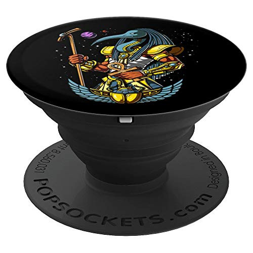 Egyptian God Thoth Ankh Scarab Ancient Egyptian Mythology PopSockets Grip and Stand for Phones and Tablets