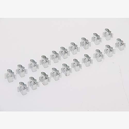 ELITEWILL 50 Pcs 34mm Stainless Steel SunRunner Trailer Cable Frame Wire Clips