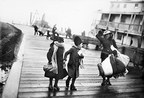 Ellis Island Immigrants Na Family Of Belgian Refugees Arriving At Ellis Island New York City Photograph 1917 Poster Print by 18 x 24 Ellis Island Immigrants Na Family Of Belgian Refugees Arriving At Ellis Island New York City Photograph 1917 Poster Print by 18 x 24