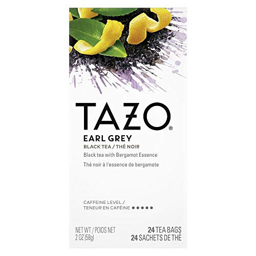 TAZO Earl Grey Enveloped Hot Tea Bags Non GMO 24 count Pack of 6 TAZO Earl Grey Enveloped Hot Tea Bags Non GMO 24 count Pack of 6