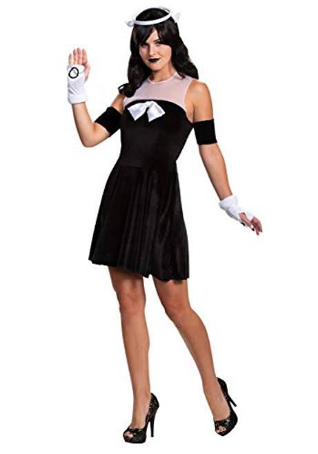 Disguise Women s Alice Angel Classic Adult Costume Black L 1214 Disguise Women s Alice Angel Classic Adult Costume Black L 1214