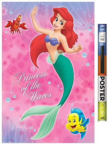 Trends International Disney The Little Mermaid  Group Wall Poster 22 375  x 34  Premium Poster  Clip Bundle