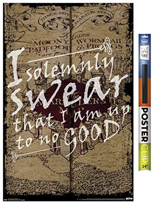 Trends International Harry Potter The Marauder s Map I Solemnly Swear Wall Poster 22 375 x 34 Poster Clip Bundle Trends International Harry Potter The Marauder s Map I Solemnly Swear Wall Poster 22 375 x 34 Poster Clip Bundle
