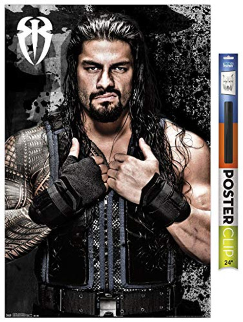 Trends International WWE  Roman Reigns 16 Wall Poster 22 375  x 34  Poster  Clip Bundle Trends International WWE  Roman Reigns 16 Wall Poster 22 375  x 34  Poster  Clip Bundle