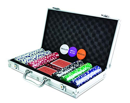 KOVOT 300 Chip Dice Style Poker Set In Aluminum Case 11 5 Gram Poker Chips