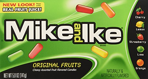 Mike and Ike Original Fruits 5 Ounce Box Pack of 2