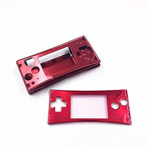 Faceplate Cover Replacement Front Shell Housing Case for Nintendo Game Boy Micro GBM Red