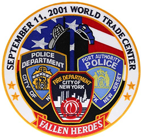 Fallen Heroes September 11 2001 10  Embroidered Back Patch PPM911