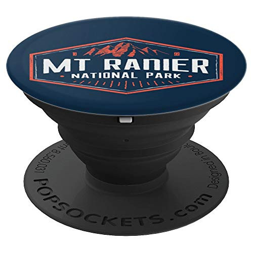 Family Vacation Gift  Mount Ranier National Park PopSockets Grip and Stand for Phones and Tablets