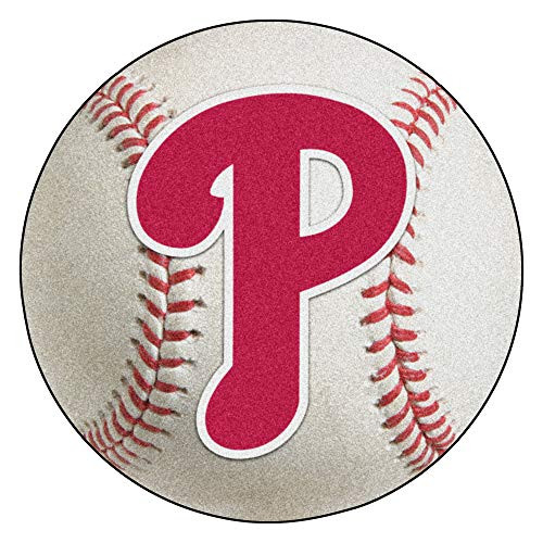 FANMATS MLB Philadelphia Phillies Nylon Face Baseball Rug