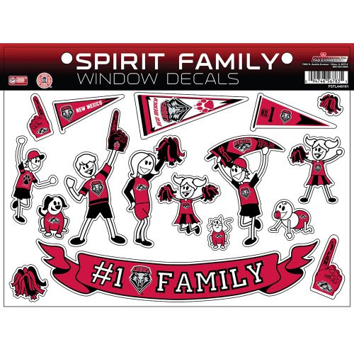 New Mexico Lobos NCAA Family Decal Large