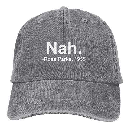 FEAIYEA Denim Cap Nah  Rosa Parks 1955 Baseball Dad Cap Adjustable Classic Sports for Men Women Hat