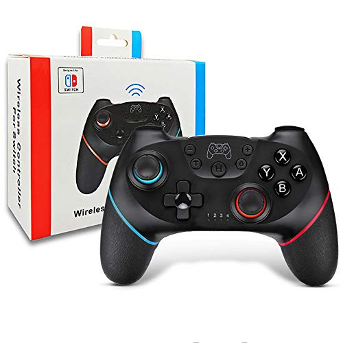 Switch Controller Wireless Switch Pro Controller Remote Joystick Gamepad with Nonslip Grip for Switch Console and Compatible with Switch LiteSupports Gyro Axis Turbo and Dual Vibration