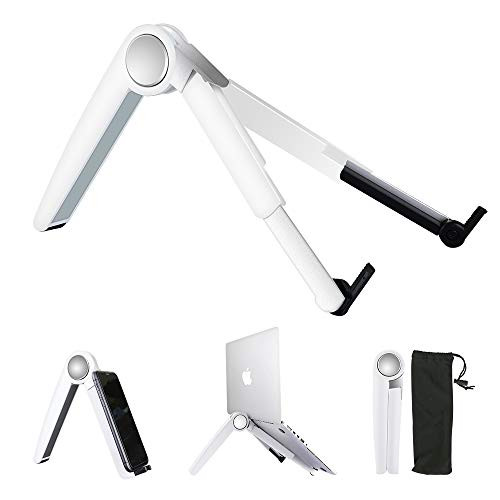 Laptop Stand Portable Laptop Holder Riser Computer Stand for Desk Ergonomic Adjustable Height Notebook Stand Compatible with MacBook Air Pro  Pad and Phone 715
