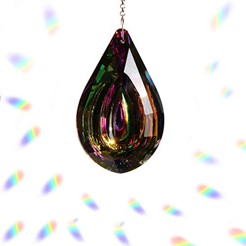 Togetherlife Crystal Suncatcher Prism Pendant Rainbow Maker Hanging Suncatchers with Chain Window Sun CatcherMulticolored Togetherlife Crystal Suncatcher Prism Pendant Rainbow Maker Hanging Suncatchers with Chain Window Sun CatcherMulticolored
