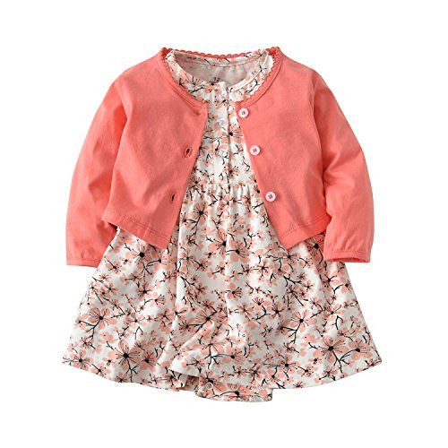Baby Girl Long Sleeve Floral Romper Dress Skirt Casual Toddler Baby Girl Clothes Set Outfit Plum Blossom 1218 Months Baby Girl Long Sleeve Floral Romper Dress Skirt Casual Toddler Baby Girl Clothes Set Outfit Plum Blossom 1218 Months
