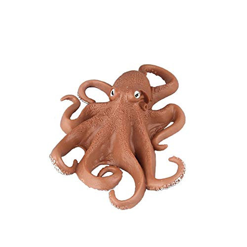 Warmtree Simulated Sea Life Animals Figurines Realistic Sea Creature Model Plastic Ocean Animals Action Figure for Collection Science Educational Octopus